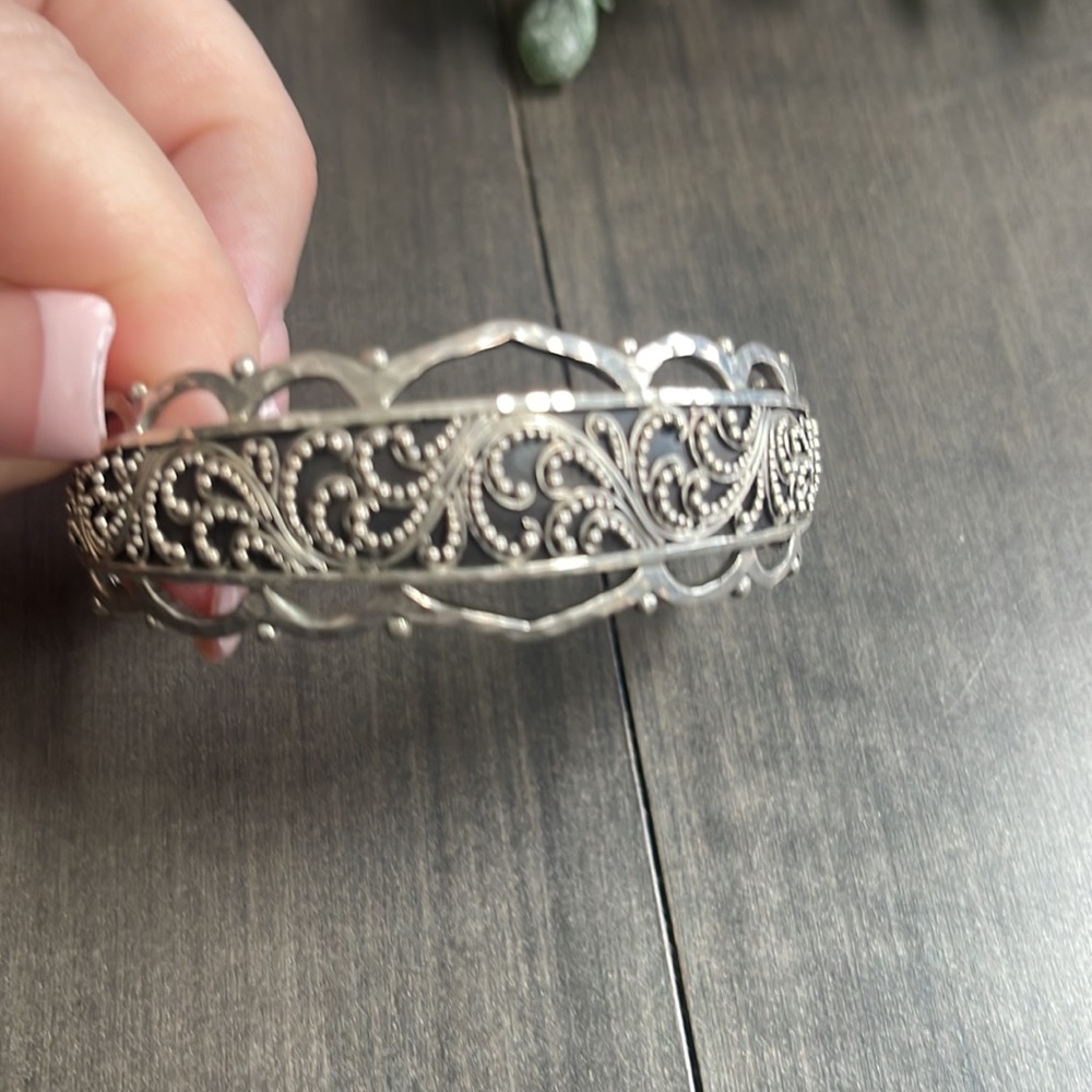 Authentic Lois Hill Sterling Cuff - Picture 3 of 3